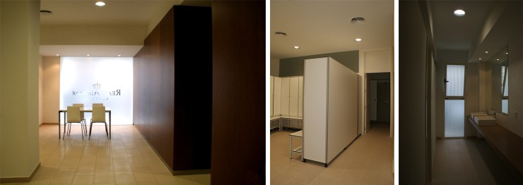 Vestuarios Alcázar Sevilla. Atanasio y Muñoz arquitectos