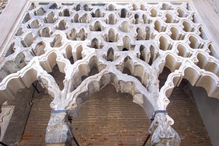 Sala de la Justicia y Patio del Yeso Alcázar Sevilla. Atanasio y Muñoz arquitectos