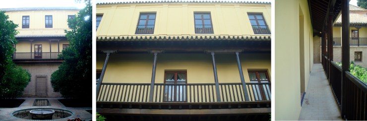 Balcón de la Contratación Alcázar Sevilla. Atanasio y Muñoz arquitectos