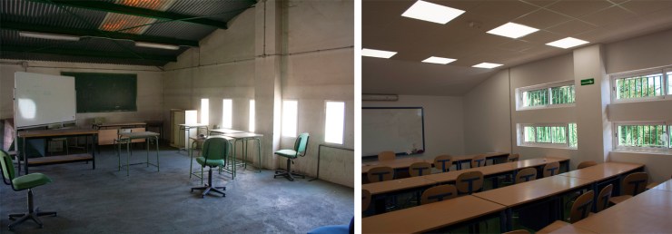 Reforma Interior y mejora de Instalaciones en I.E.S. Pintor Pedro Gómez, Huelva. Atanasio y Muñoz Arquitectos